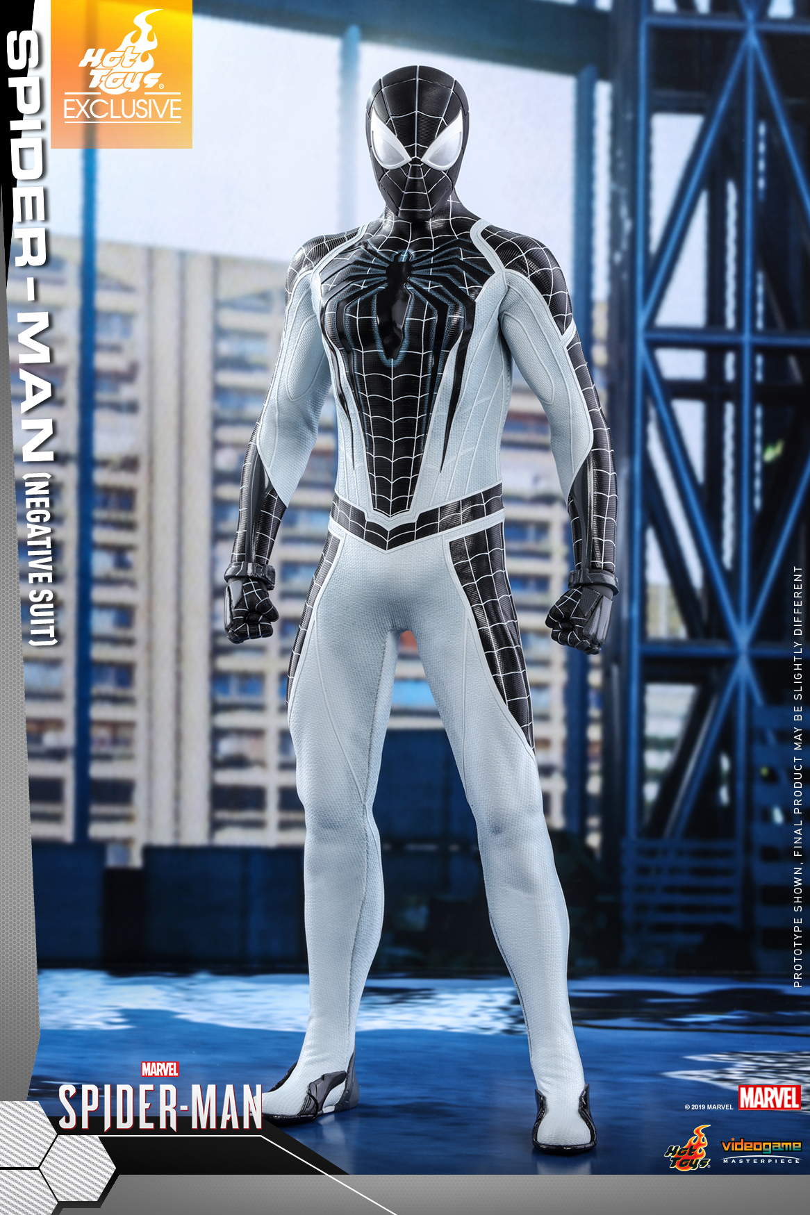 Hot Toys - Marvel Spider-Man - Spider-Man (Negative Suit) collectible figure_PR1