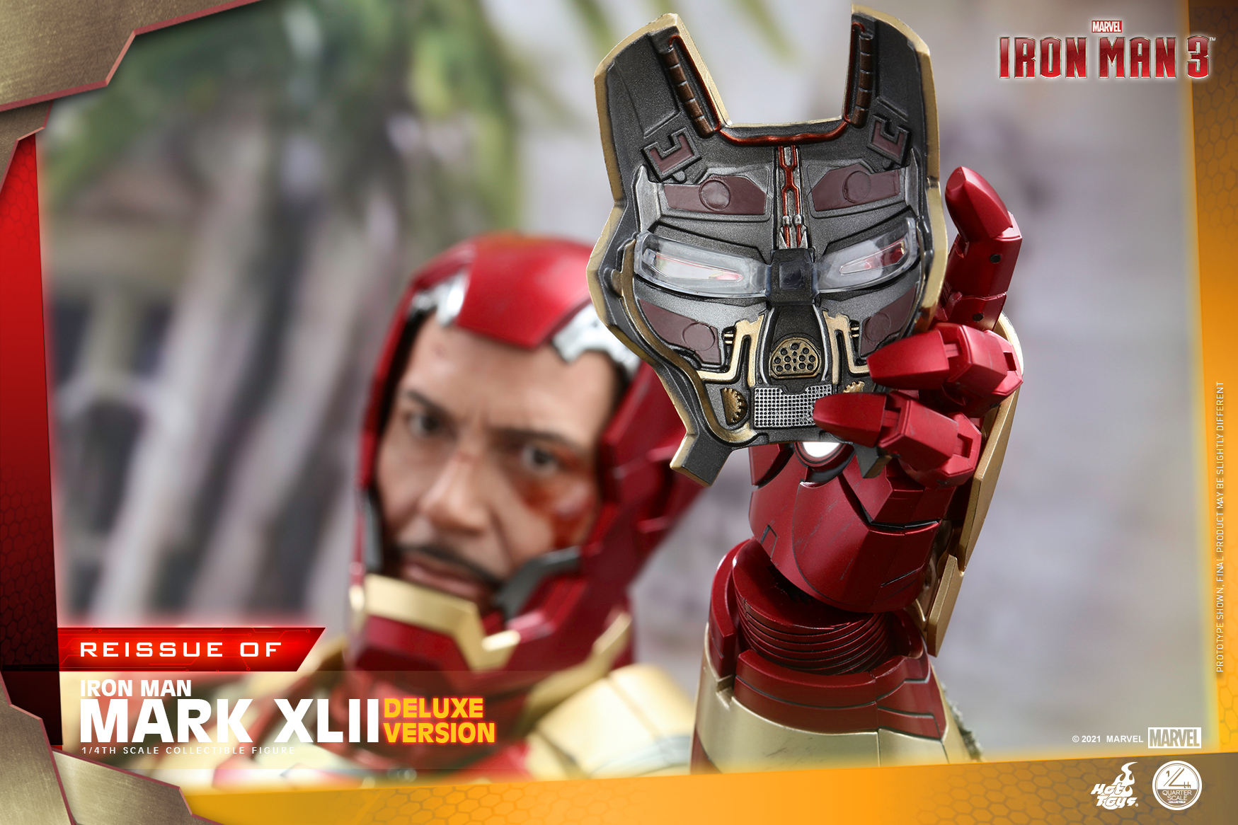 Hot Toys - Iron Man 3 - 1-4 Iron Man Mark XLII collectible figure_PR14