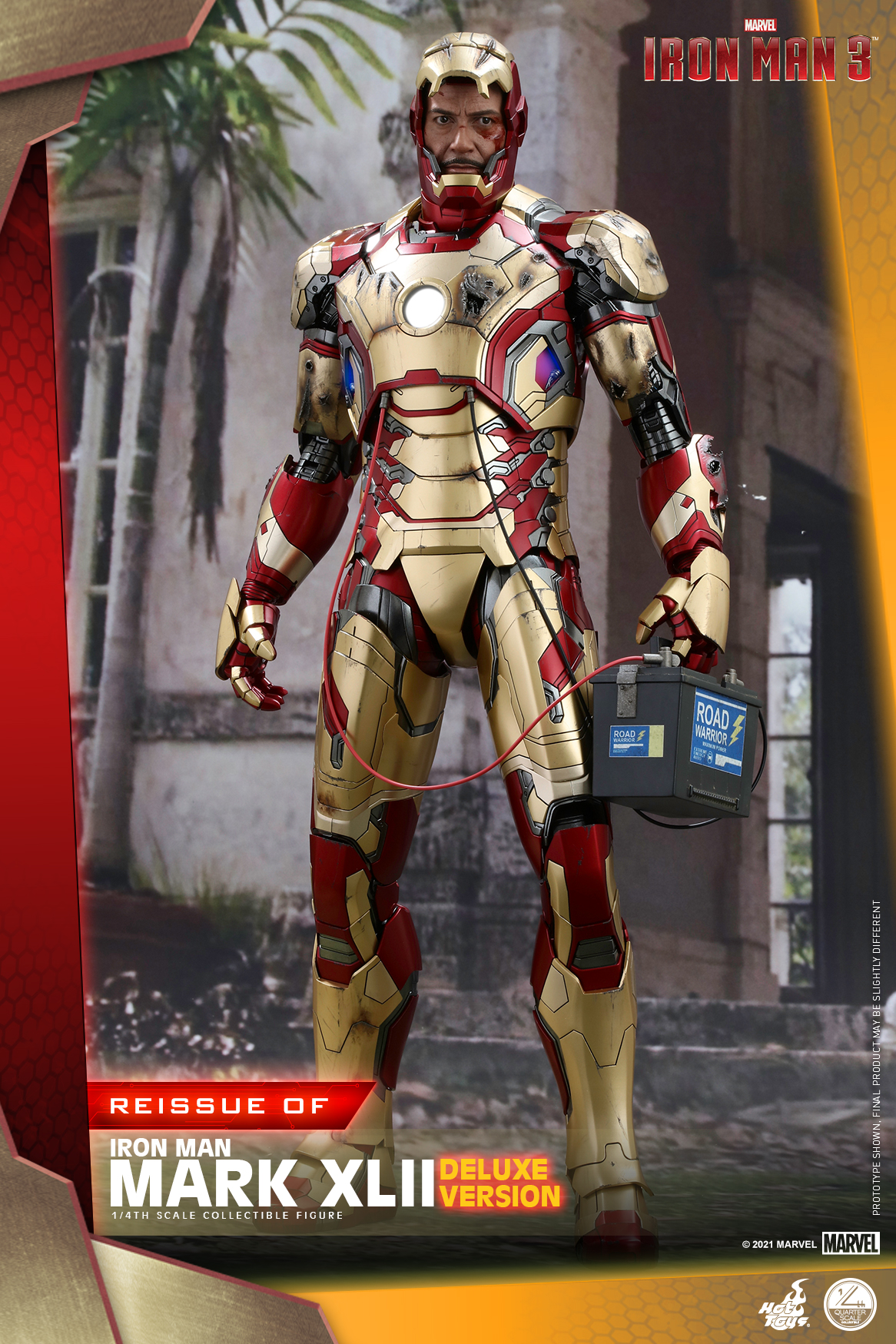 Hot Toys - Iron Man 3 - 1-4 Iron Man Mark XLII collectible figure_PR6