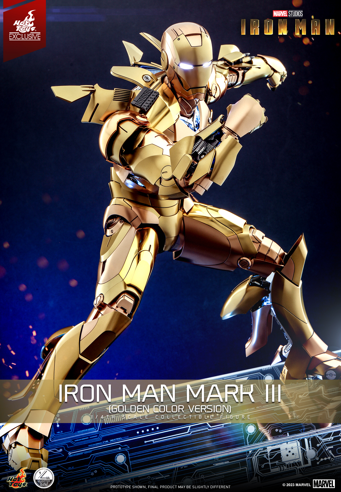 Hot Toys - QS - IM - Mark 3 (Golden Color)_Poster