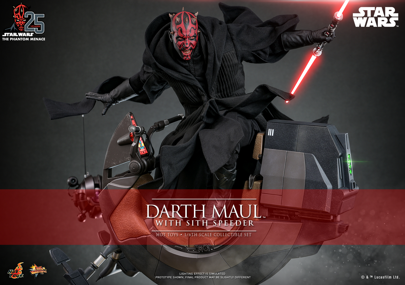 Hot Toys - SWEP1 - Darth Maul with Sith Speeder Collectible Set_Poster
