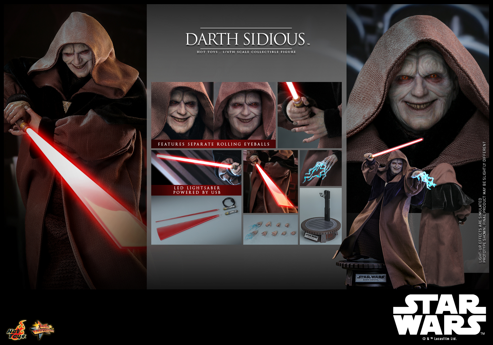 Hot Toys - SWEP3 - Darth Sidious collectible figure_PR17