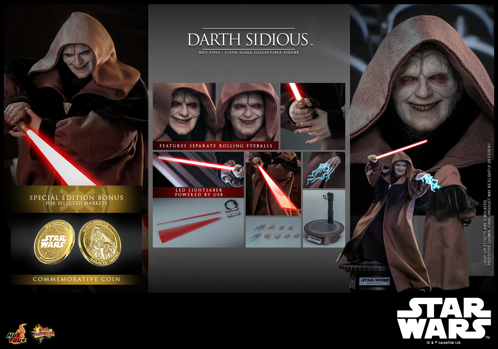 Hot Toys - SWEP3 - Darth Sidious collectible figure_PR19 (Special)