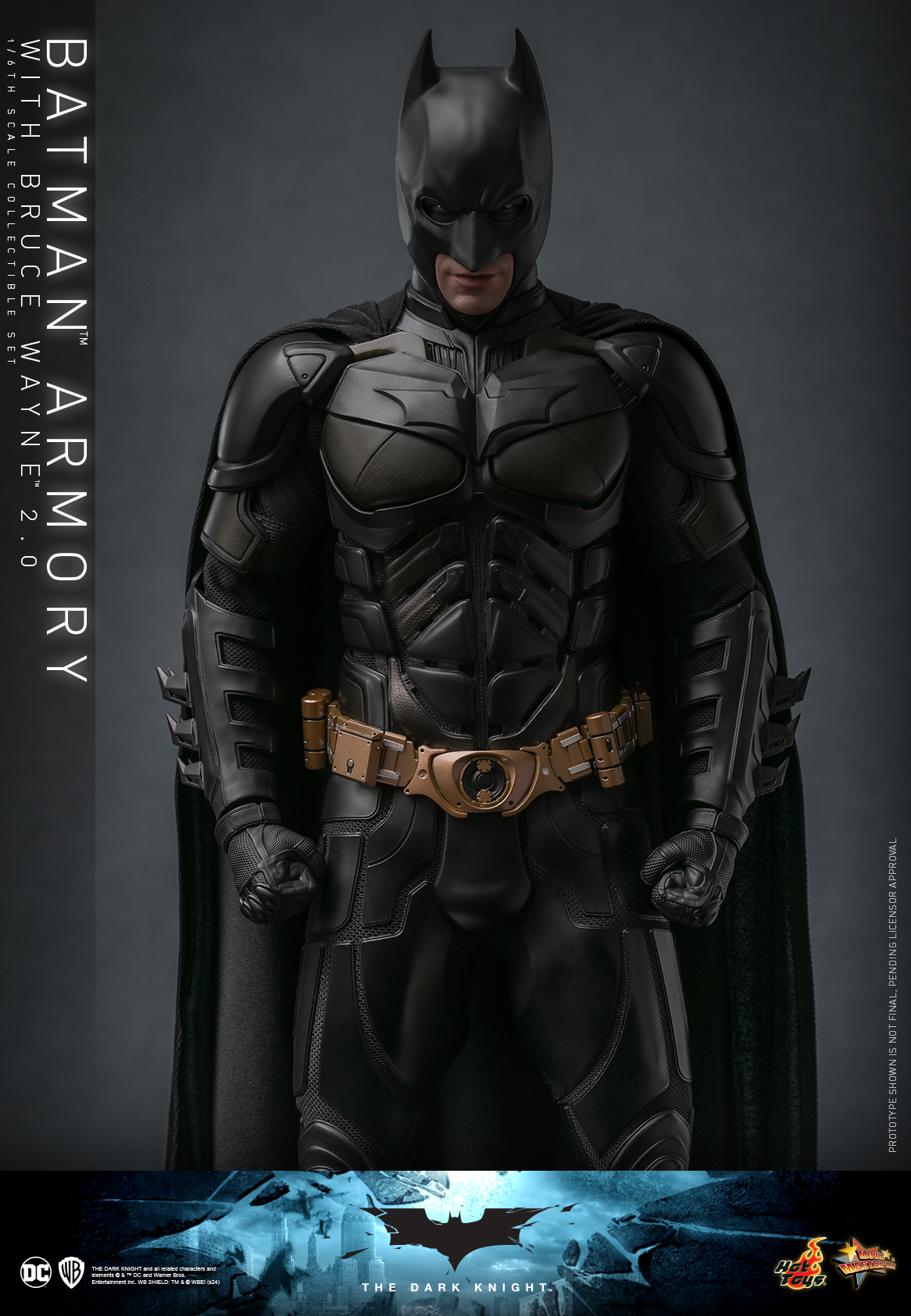 Hot Toys - TDK - Batman Armory with Bruce Wayne (2.0) collectible set_PR10