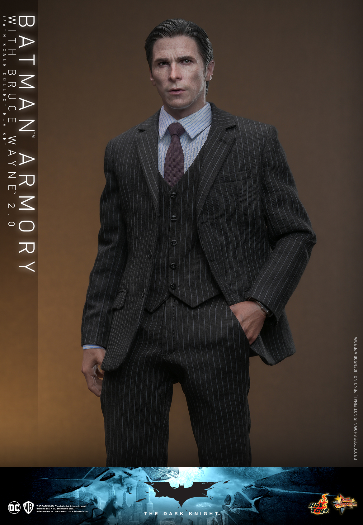 Hot Toys - TDK - Batman Armory with Bruce Wayne (2.0) collectible set_PR5