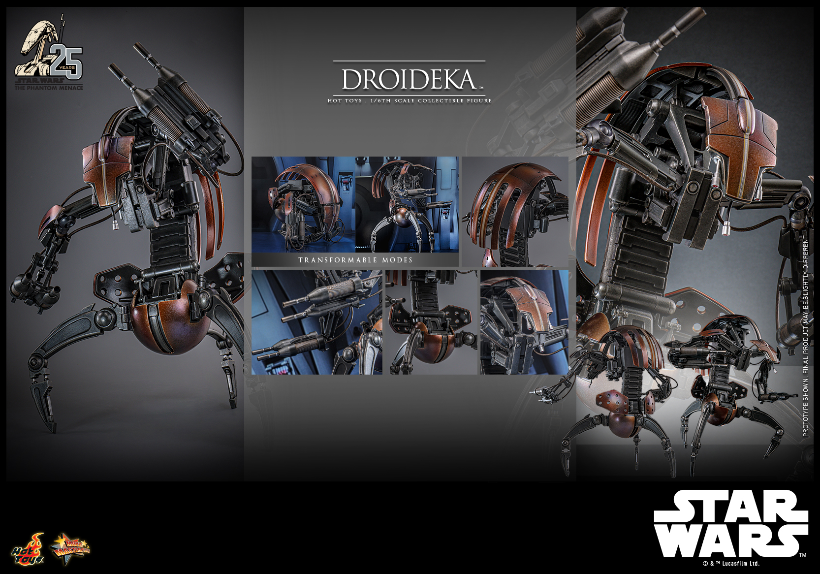 Hot Toys - SWEP1 - Droideka collectible figure_PR18