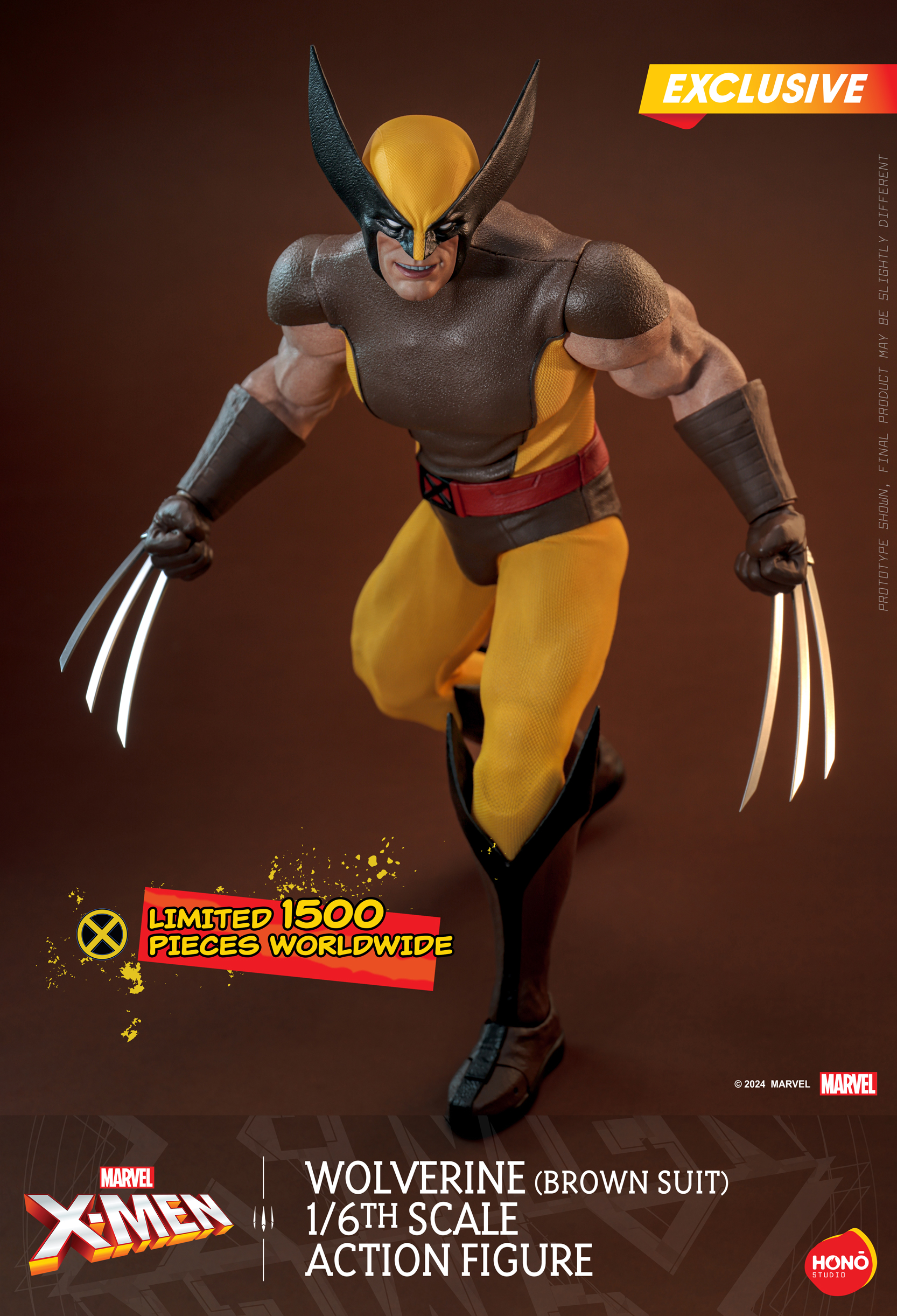 HONŌ Studio - X-Men - Wolverine (Brown Suit) Action Figure_Poster