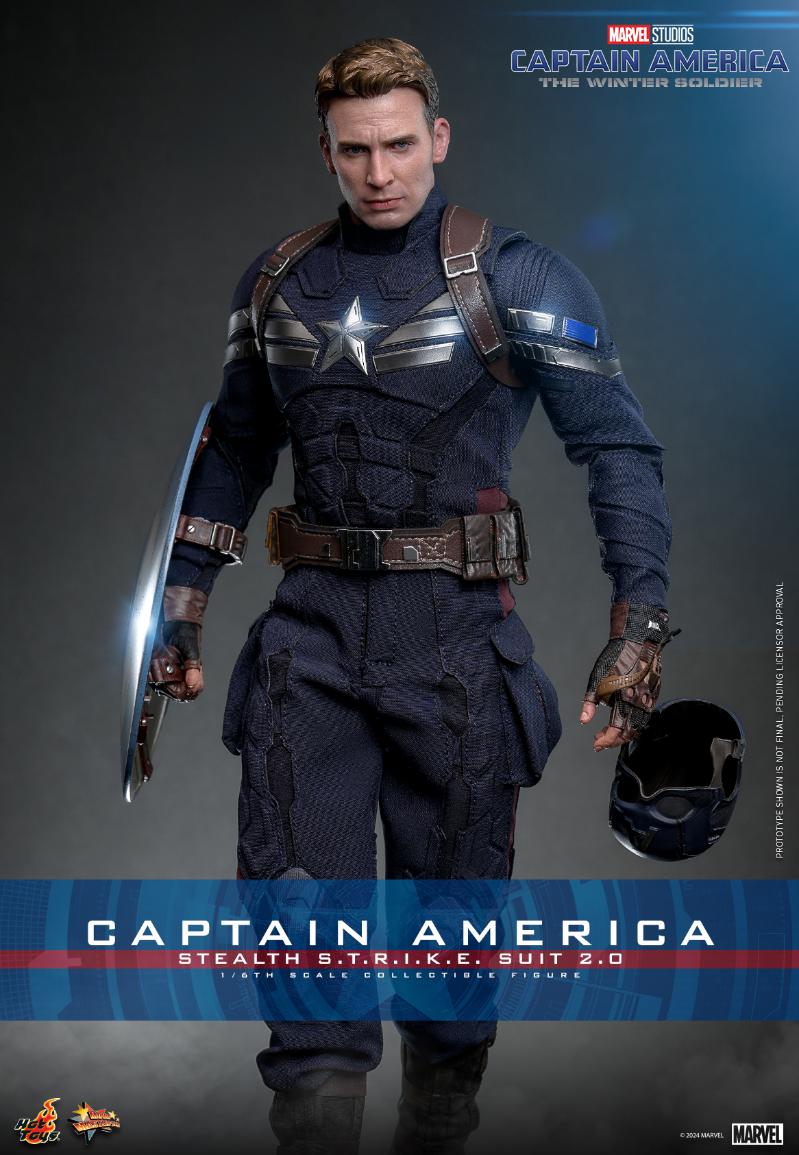 Hot Toys - Captain America Winter Soldier - Captain America Stealth S.T.R.I.K.E. Suit 2.0_Poster