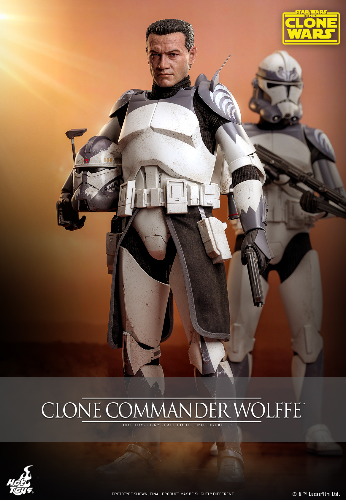 Hot Toys - Star Wars The Clone Wars - Clone Commander Wolffe_Poster